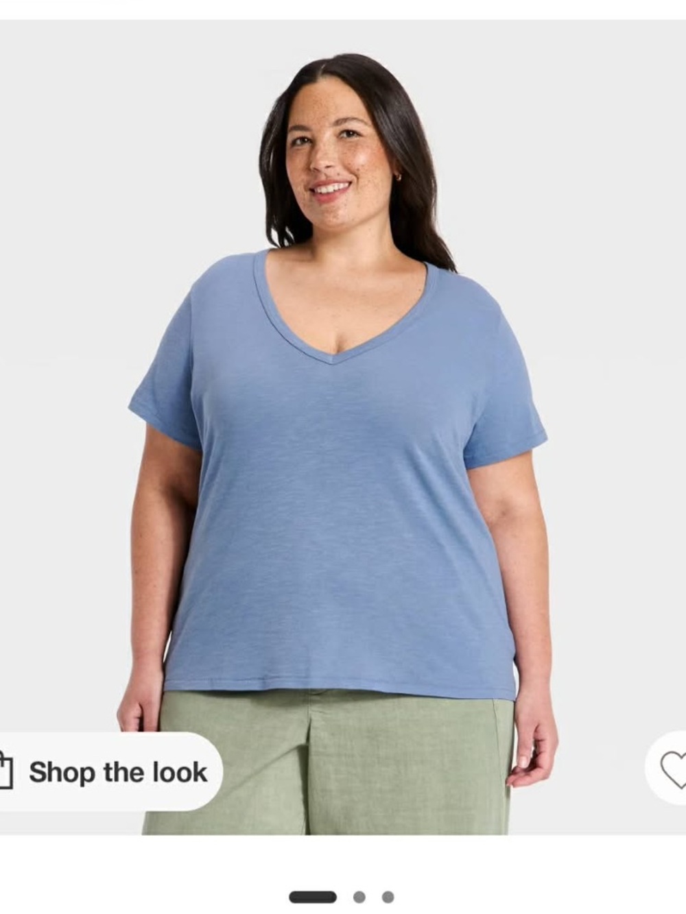 Women’s Short Sleeve Iconic V-Neck T-shirt - Universal Thread - Navy Blue 2X